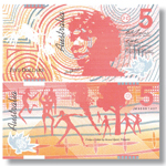Territory theme bank notes